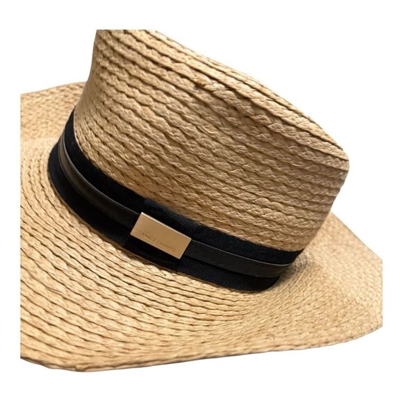 Vince Camuto Straw Band Panama Hat - Picture 2 of 6